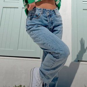 *FINAL CALL!!* Basically New Edikted Jeans w Cross Waist Medium Wash!!!